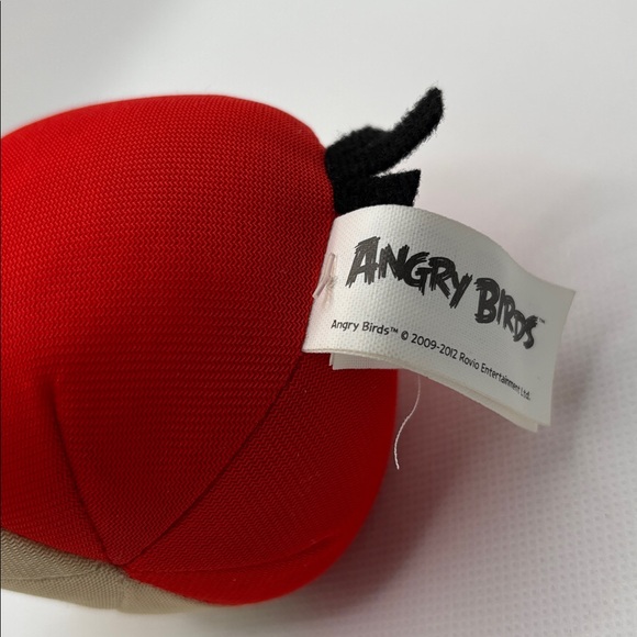 Red Angry Birds Plush Toy 2012 by Tactic Rovio Small Size - Picture 4 of 10